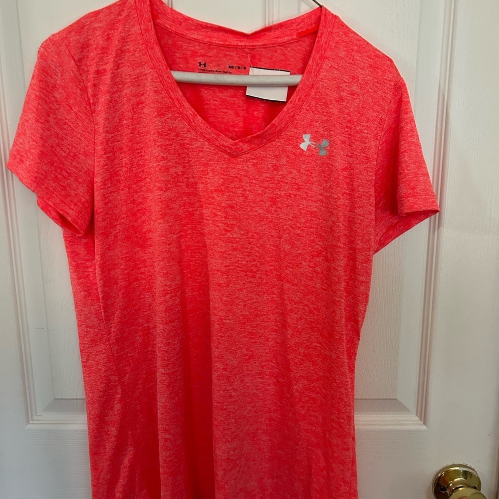 Hurley bright orange running shirt